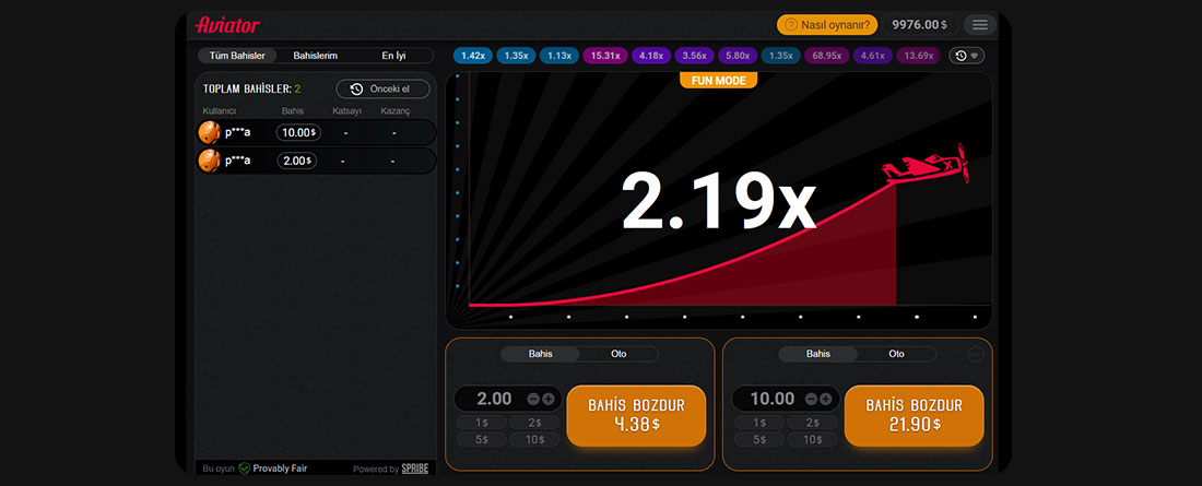 Aviator slotu online olarak nerede oynanır? 